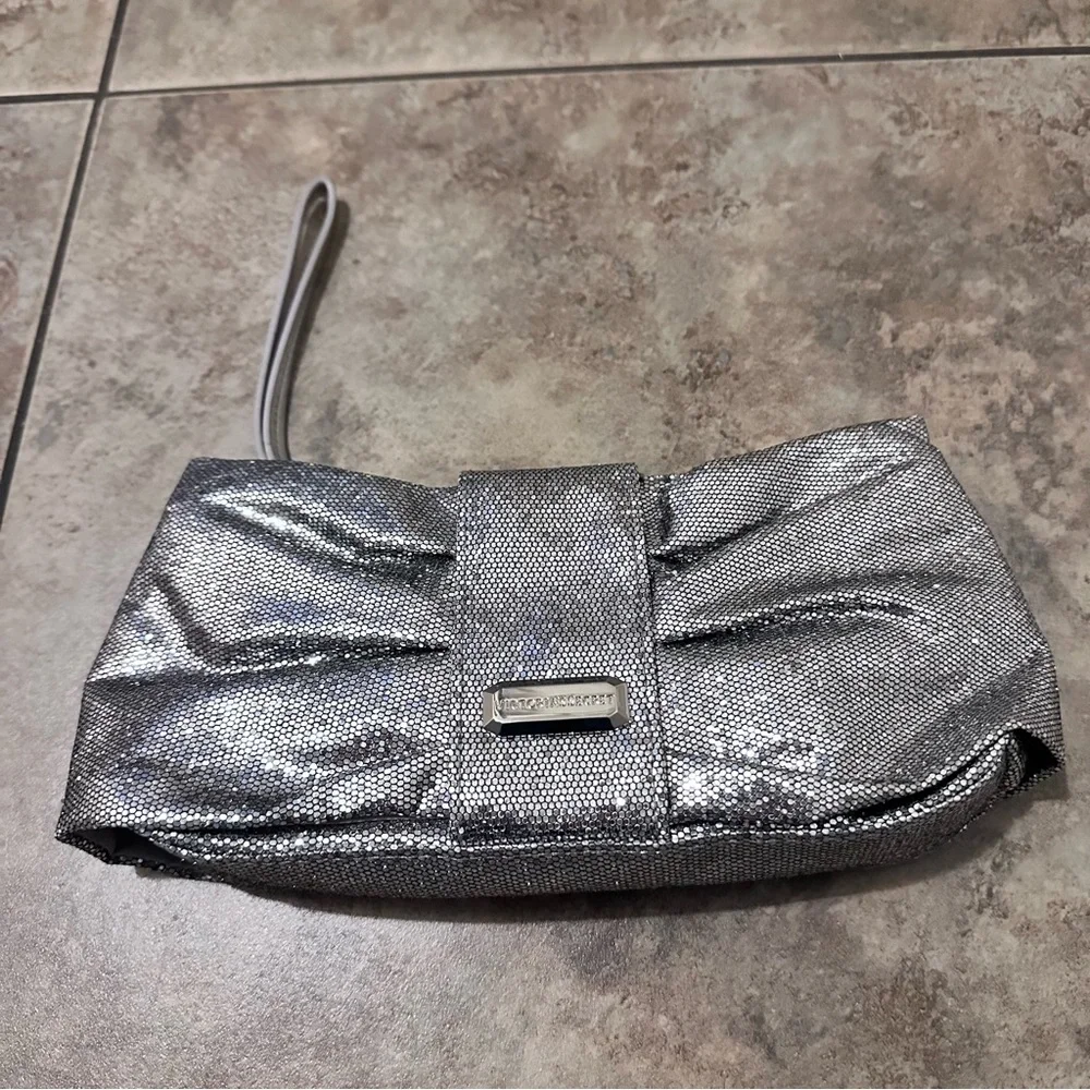 NWOT Victorias Secret Silver Wristlet